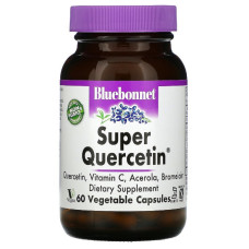 Кверцетин, Super Quercetin, Bluebonnet Nutrition, 60 вегетарианских капсул