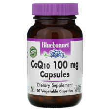 Коэнзим Q10 100мг, CoQ10, Bluebonnet Nutrition, 90 вегетарианских капсул
