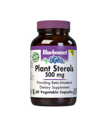 Растительные Стерины 500мг, Bluebonnet Nutrition, 60 вегетарианских капсул