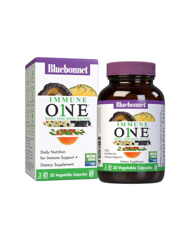 Мультивітаміни для підтримки імунітету, Immune One Multiple, Bluebonnet Nutrition, 30 вегетаріанських капсул