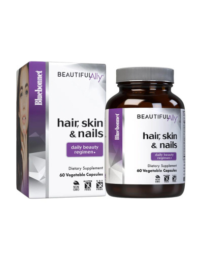 Комплекс для волосся, шкіри і нігтів, Beautiful Ally, Bluebonnet  Nutrition, Hair, Skin & Nails, 60 капсул