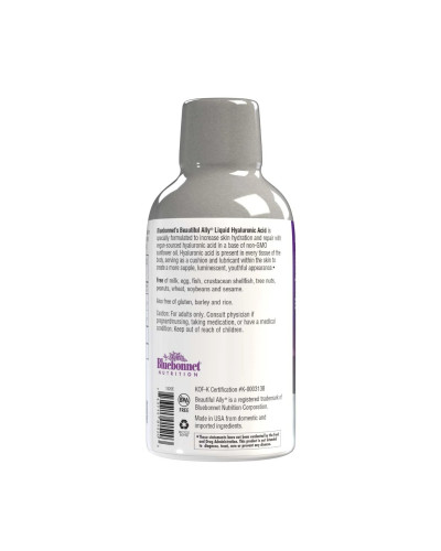 Гіалуронова Кислота Рідка, Beautiful Ally, Bluebonnet Nutrition, Суміш Ягід, 16 рідких унцій (472 мл)