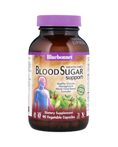 Контроль Сахара в Крови, Targeted Choice, Bluebonnet Nutrition, 90 вегетарианских капсул