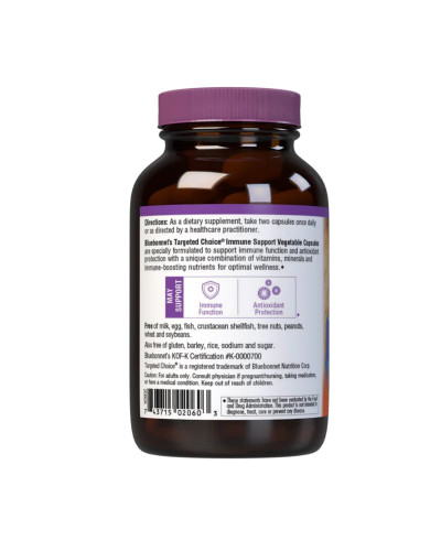 Імунна підтримка, Immune Support, Targeted Choice, Bluebonnet Nutrition, 30 вегетаріанських капсул
