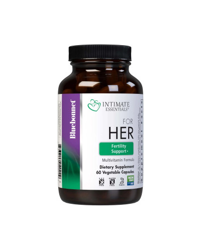 Комплекс для Неї, підтримка фертильності, Intimate Essenitals For Her Fertility Support Multivitamins, Bluebonnet Nutrition, 60 вегетаріанських капсул