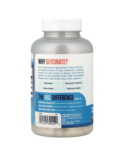 УЦІНКА Магній Гліцинат високої засвоюваності, 350 мг, High Absorption Magnesium Glycinate, KAL, 160 вегетаріанських капсул УЦІНКА Магній Гліцинат високої засвоюваності, 350 мг, High Absorption Magnesium Glycinate, KAL, 160 вегетаріанських капсул