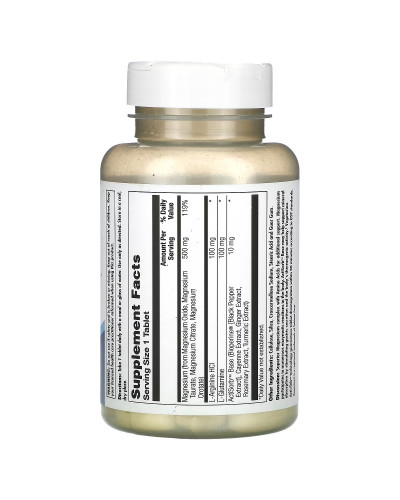 Магний, 500 мг, Magnesium, KAL, 60 таблеток