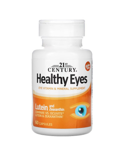 Лютеїн та Зеаксантін, Healthy Eyes, Lutein & Zeaxanthin, 21st Century, 60 капсул