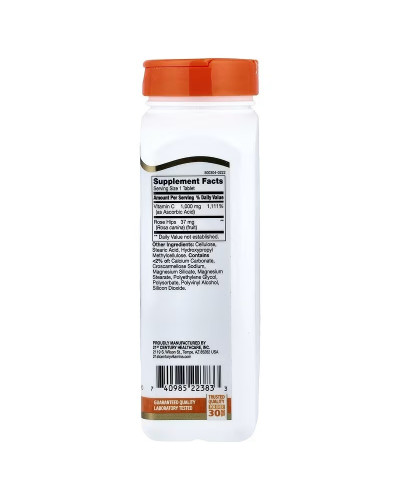 Вітамін C, 1000 мг, пролонгованої дії, Vitamin C, 21st Century, 110 таблеток