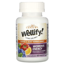 Мультивитамины для Женщин, Wellify, Women's Energy, 21st Century, 65 таблеток