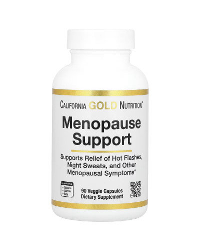 Поддержка в период менопаузы, Menopause Support, California Gold Nutrition, 90 вегетерианских капсул