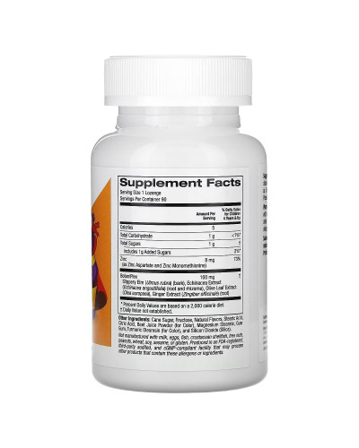 Цинк для дітей, смак мандарину, Zinc Plus Lozenge For Children, California Gold Nutrition, 90 льодяників Цинк для дітей, смак мандарину, Zinc Plus Lozenge For Children, California Gold Nutrition, 90 льодяників