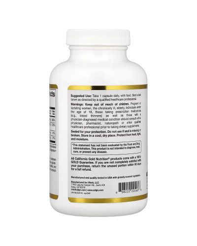 Зміцнення імунітету, Defender 4, California Gold Nutrition, 180 вегетаріанських капсул