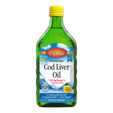 Жир Печени Дикой Норвежской Трески, Вкус Лимона, Cod Liver Oil, Carlson, 500 мл