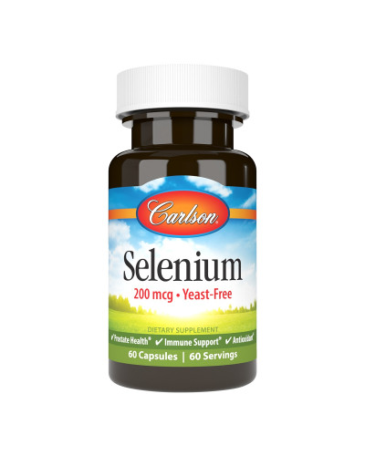 Селен, 200 мкг, Selenium, Carlson, 60 капсул