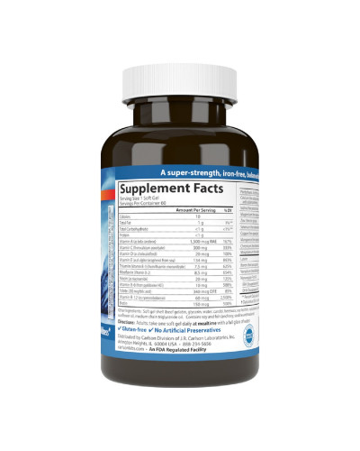 Мультивітаміни з Омега-3, Multi+Omega-3, Carlson, 60 гелевих капсул