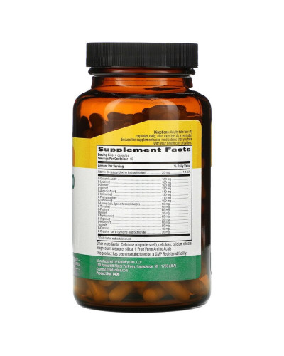 Комплекс Аминокислот с Витамином B6, Max-Amino Caps, Country Life, 180 вегетарианских капсул