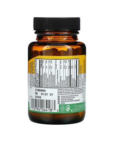 Коензим В-Комплексу, Coenzyme B-Complex, Country Life, 30 вегетаріанських капсул