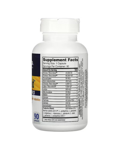 Ферменти з пробіотиками, Digest Gold+Probiotics, Enzymedica, 90 капсул Ферменти з пробіотиками, Digest Gold+Probiotics, Enzymedica, 90 капсул
