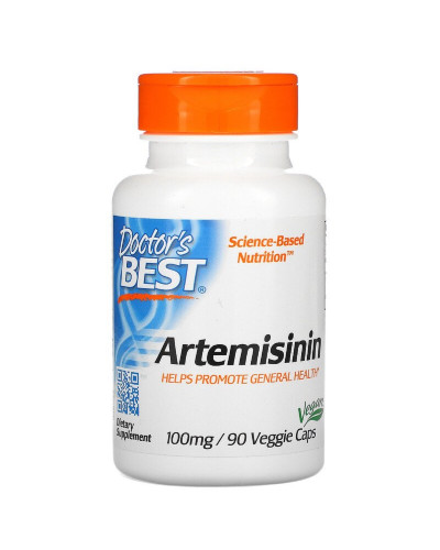 Артемизинин, Artemisinin, Doctor's Best, 100 мг, 90 вегетарианских капсул