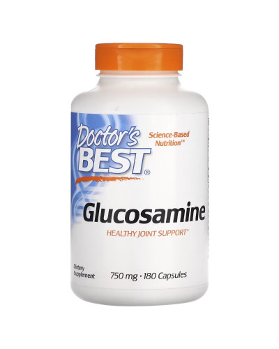 Глюкозамін Сульфат, 750 мг, Glucosamine Sulfate, Doctor's Best, 180 капсул