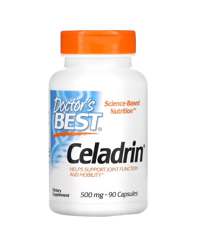Целадрин, Celadrin, Doctor's Best, 500 мг, 90 капсул