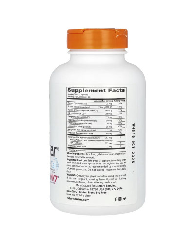 Комплекс для костей, Calcium Bone Maker Complex with MCHCal, Doctor's Best, 180 капсул Комплекс для костей, Calcium Bone Maker Complex with MCHCal, Doctor's Best, 180 капсул