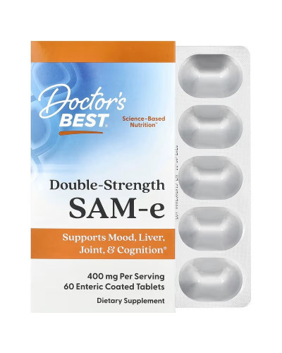 SAM-e (дисульфат тозилат), 200 мг, SAMe, Jarrow Formulas, 60 таблеток