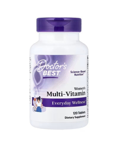 Мультивитамины для женщин, Women's Multi-Vitamin, Doctor's Best, 120 таблеток