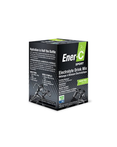 Электролитный напиток, вкус лимон лайм, Sport Electrolyte Drink Mix, Sport lemon lime, Ener-C, 12 пакетиков