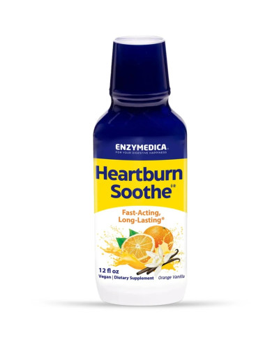 Комплекс для полегшення печії, смак апельсину та ванілі, Heartburn Soothe, Enzymedica, 355 мл