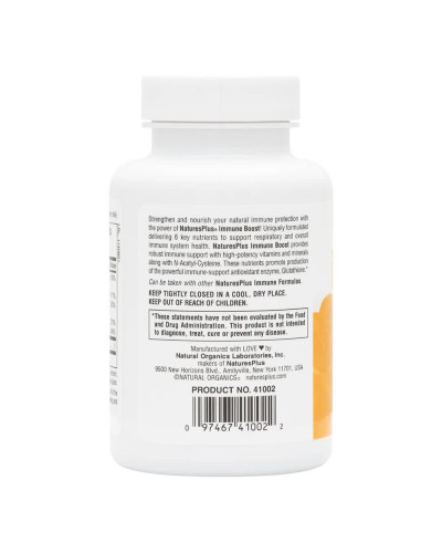 Витамины Для Повышения Иммунитета IMMUNE BOOST, Natures Plus, 60 Таблеток