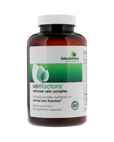 Комплекс від варикозу, VeinFactors, FutureBiotics, 180 вегетаріанських капсул