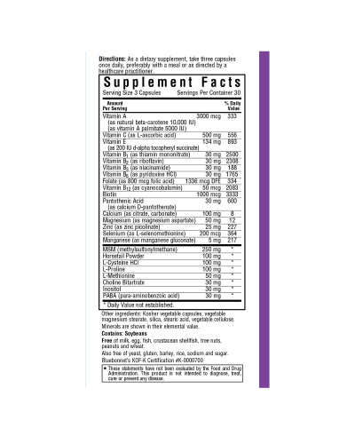 Окончательная Формула для Волос и Ногтей, Bluebonnet Nutrition, 90 гелевых капсул