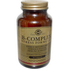 B-Комплекс от Стресса, B-Complex Stress Formula, Solgar, 90 таблеток