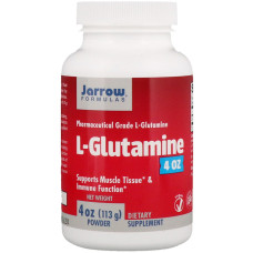 L-глютамин в порошке, L-Glutamine Powder, Jarrow Formulas, 113 гр.