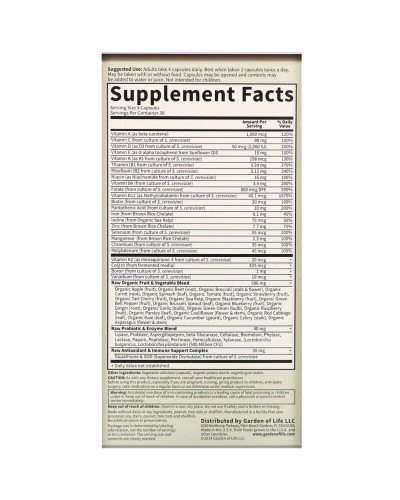 Мультивитамины для Женщин, Vitamin Code, Garden of Life, 120 вегетарианских капсул Мультивитамины для Женщин, Vitamin Code, Garden of Life, 120 вегетарианских капсул