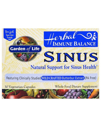 Трав'яний Комплекс для підтримки імунітету, Garden of Life, 30 вегетаріанських капсул