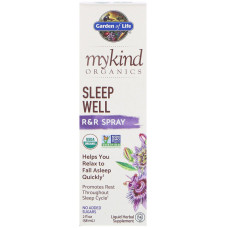 Органическая Травяная Смесь Для Сна, MyKind Organics, Sleep Well, Garden of Life, R&R спрей, 2 жидких унции (58 мл)