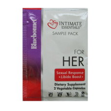 Травяной комплекс для повышения женского либидо, Intimate essentials for her, Bluebonnet Nutrition, 2 растительные капсулы