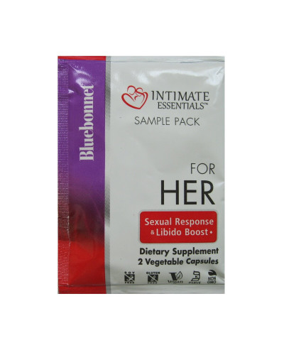 Трав'яний комплекс для підвищення жіночого лібідо, Intimate essentials for her, Bluebonnet Nutrition, 2 рослинні капсули