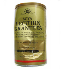 УЦЕНКА Лецитин Небеленый в Поршке, Soya Lecithin Granules, Solgar, 454 гр.