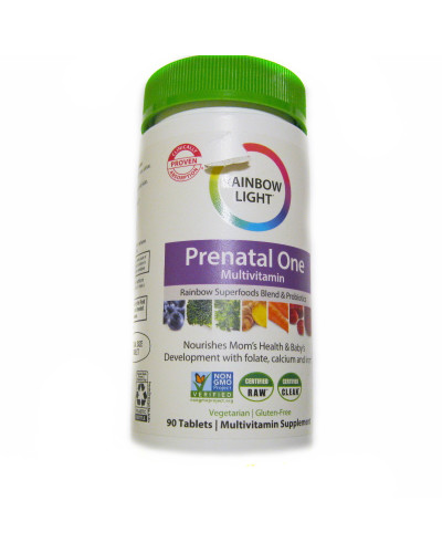 Мультивітаміни для вагітних Prenatal One, Rainbow Light, 90 таблеток