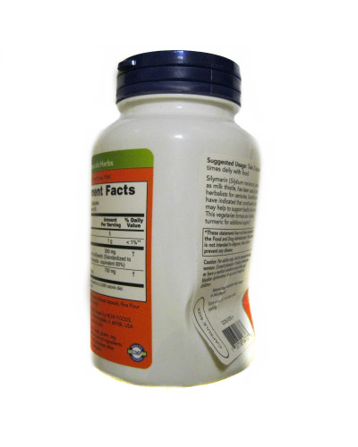 Силімарин (Розторопша) 150мг, Now Foods, 120 вегетаріанських капсул