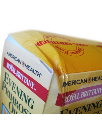 УЦІНКА Масло Вечірньої Примули, Evening Primrose Oil, American Health, 1300 мг, 2х60 капсул (пом'ята коробка)