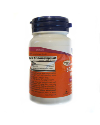 УЦІНКА Вітамін D3 5000IU, Now Foods, 240 желатинових капсул (вм'ятини) УЦІНКА Вітамін D3 5000IU, Now Foods, 240 желатинових капсул (вм'ятини)