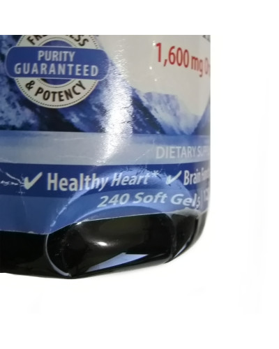 УЦІНКА Омега-3, Смак Лимона, Elite Omega-3 Gems, Carlson, 240 желатинових капсул (вм'ятина)