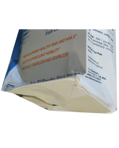 УЦІНКА Риб'ячий Колаген з натиколом, 5 г, Fish Collagen, Doctor's Best, 30 стиків (м'ята коробка)