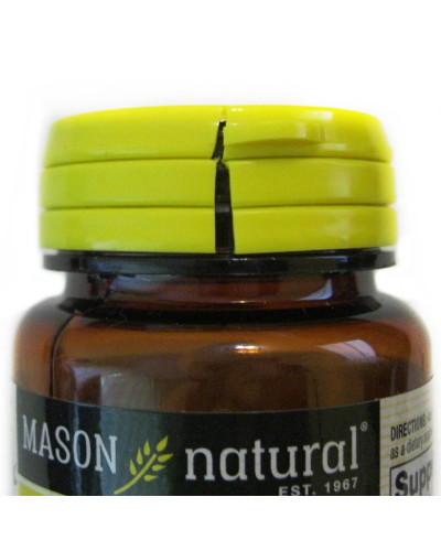 Біотин 5000 мкг, Biotin, Mason Natural, 60 гелевих капсул (тріщина)