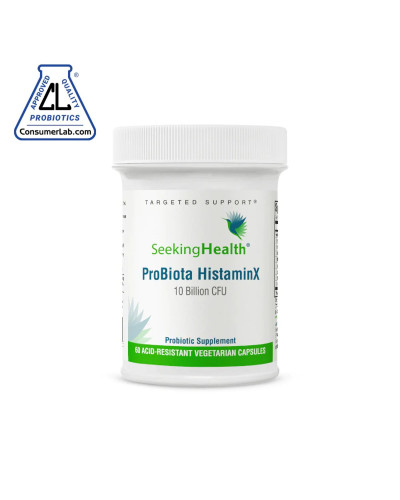 Комплекс пробиотиков, 10 млрд КОЕ, ProBiota HistaminX, Seeking Health, 60 вегетарианских капсул